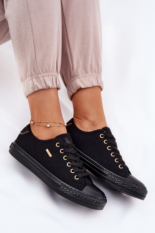 Materiałowe Trampki Damskie Big Star RR274765 Czarne