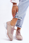 Damskie Wsuwane Buty Sportowe Memory Foam System Big Star LL274A141 Nude