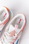 Damskie Sportowe Buty Memory Foam Big Star HH274809 Biało-Różowe