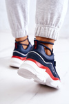 Damskie Buty Sportowe Big Star JJ274A117 Granatowe