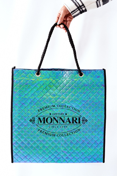 Damska Duża Torba Shopper Monnari BAG0030-M12 Holograficzna