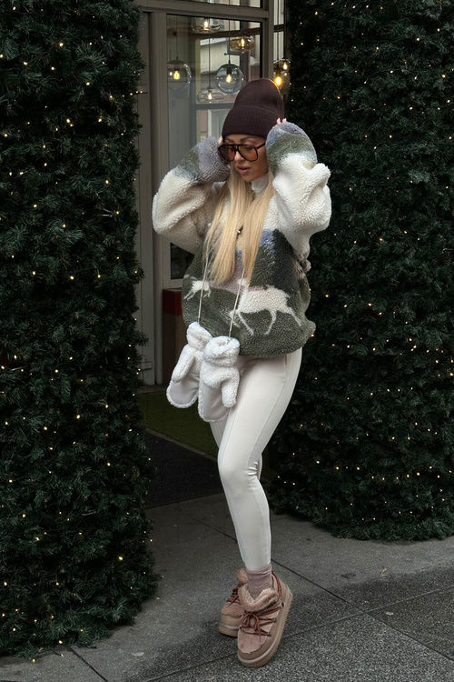 Niskie Śniegowce Na Platformie Z Futerkiem D.Franklin DFSH370011 Brązowe