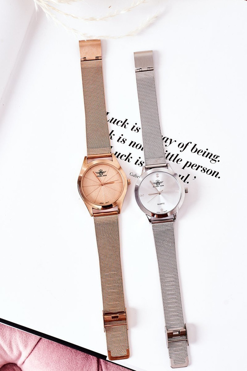 Zegarek Na Bransolecie Mesh Michael John Srebrny