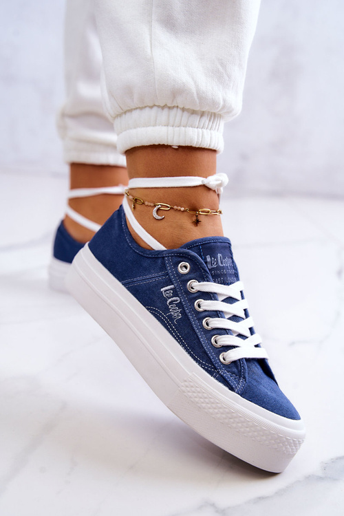 Damskie Tenisówki Lee Cooper LCW-22-31-0834L Niebieskie