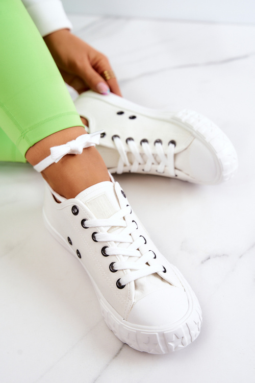 Klasyczne Damskie Trampki BIG STAR JJ274493 Białe