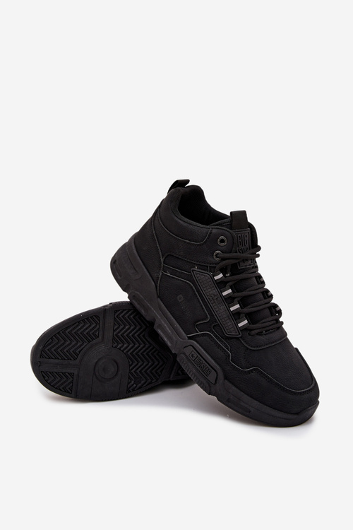 Sneakersy Męskie Big Star SS174282 HI-POLY SYSTEM Czarne