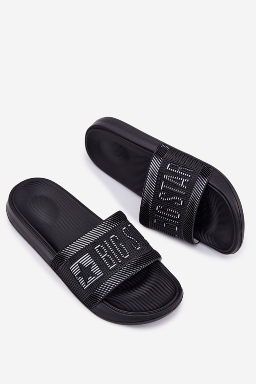 Męskie Klapki Big Star RR174A053 Czarne