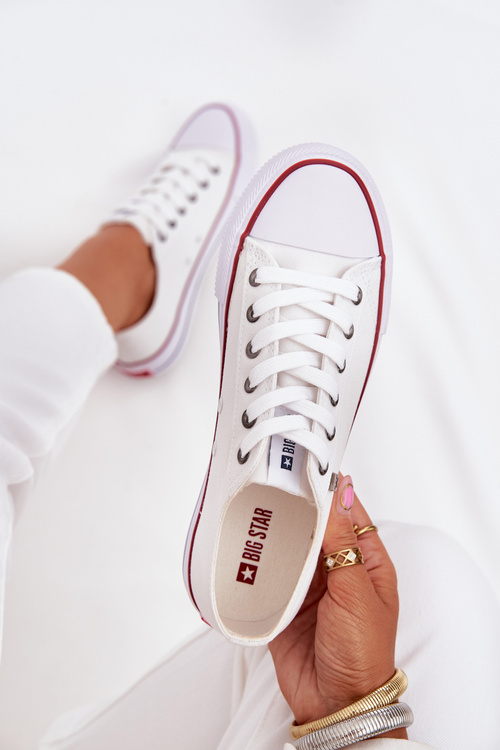 Trampki Damskie Niskie Big Star DD274A232 Białe