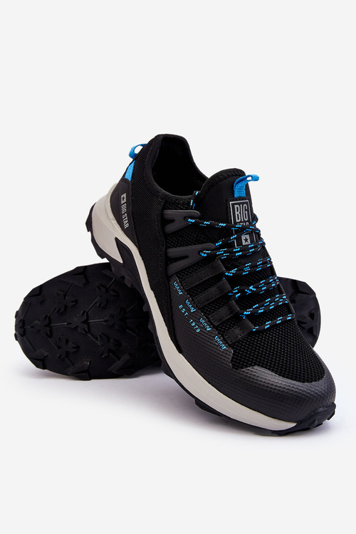 Męskie Buty Sportowe Memory Foam System Big Star LL174130 Czarne