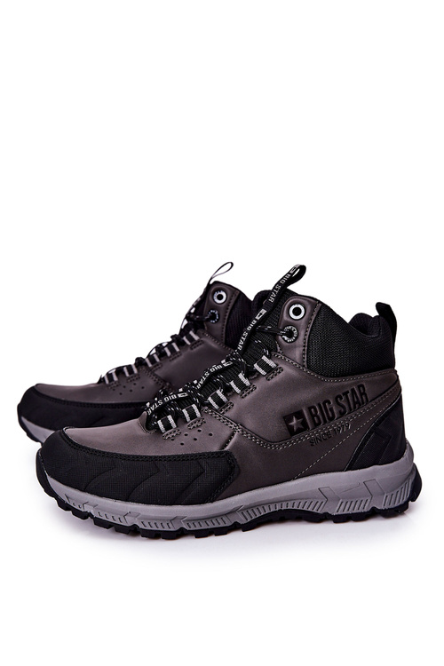 Wysokie Sportowe Buty Big Star II174176 Czarne