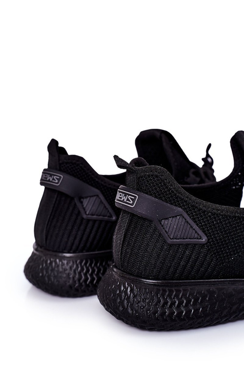 Męskie Sportowe Buty Slip-On Czarne Ryan