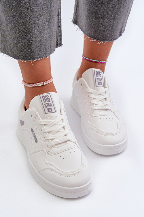 Damskie Sneakersy Memory Foam System Big Star NN274A483 Białe