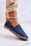 Klasyczne Espadryle Big Star JJ274902 Niebieskie