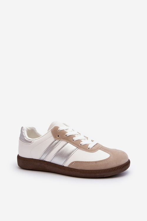 Damskie Niskie Buty Sportowe Sneakersy Białe Cafala