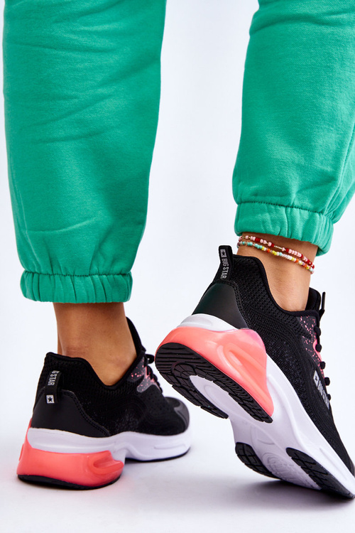 Modne Buty Sportowe Memory Foam System Big Star LL274318 Czarne