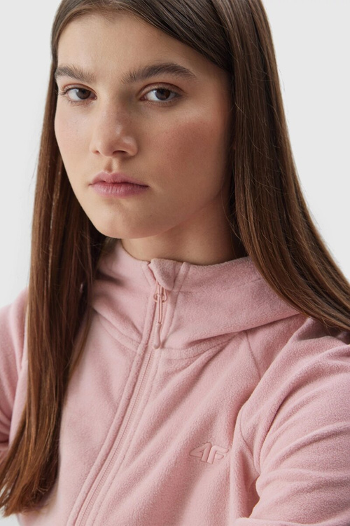 Polar 4F Damski Z Kapturem 4FAW23TFLEF147-65S Różowy