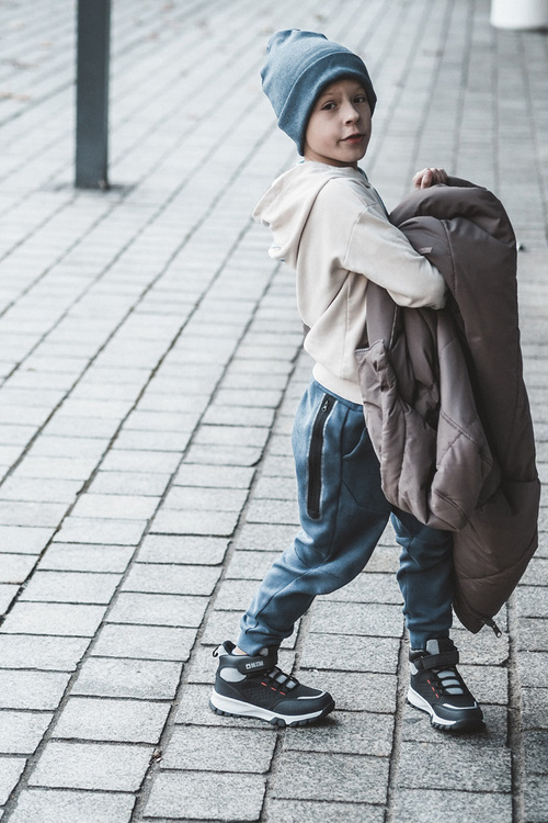 Trapery Dziecięce Memory Foam Czarne Big Star KK374121