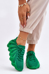 Damskie Wsuwane Sneakersy Zielone Myles