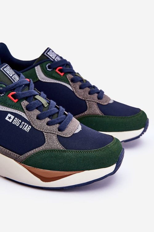 Męskie Buty Sportowe Memory Foam Big Star LL174237 Multikolor