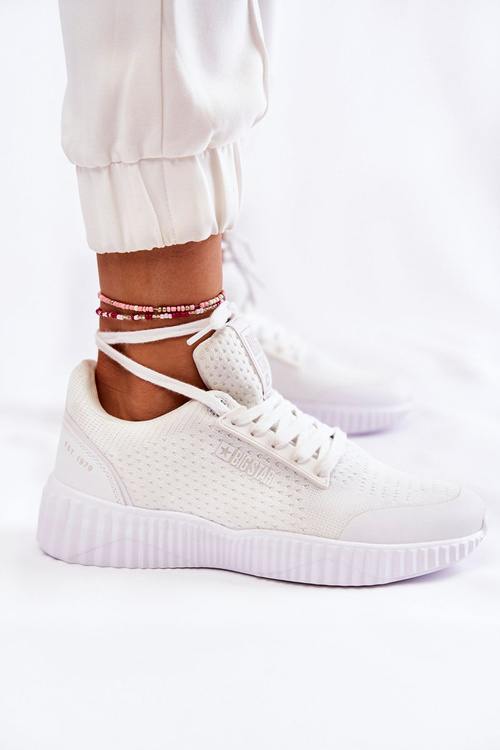Damskie Sneakersy Big Star KK274062 Białe