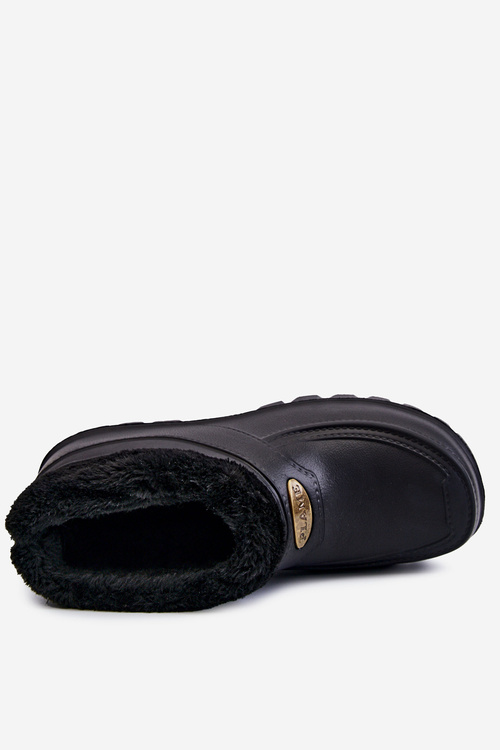 Męskie Ocieplane Piankowe Kalosze Czarne Tanyo