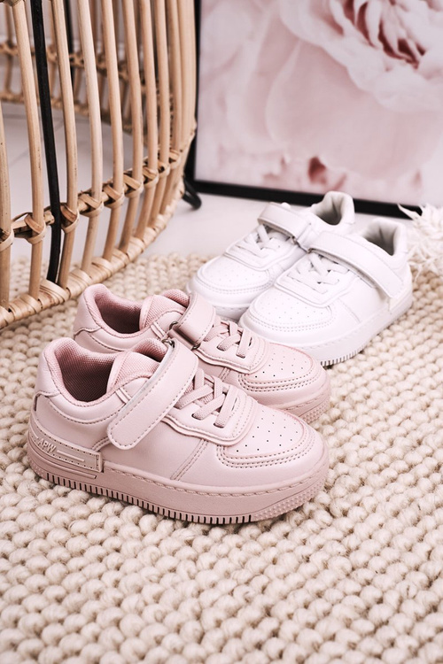 Dziecięce Sportowe Buty Na Rzep Białe Airy