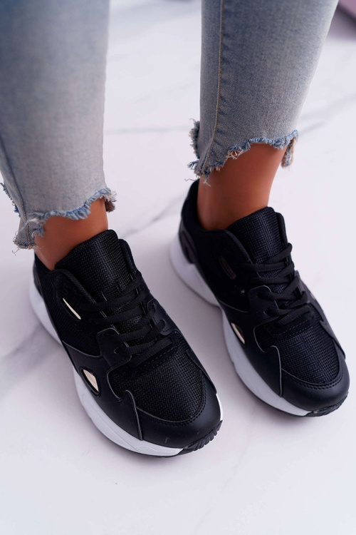 Sportowe Damskie Buty Czarne Szantal