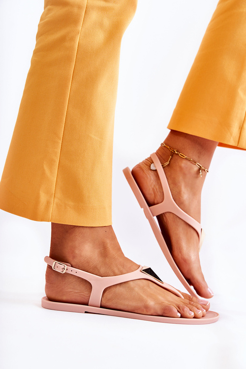 Damskie Sandałki Nude Storm