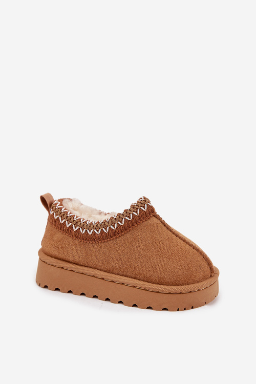 Śniegowce Dziecięce Z Haftem Camel Prina