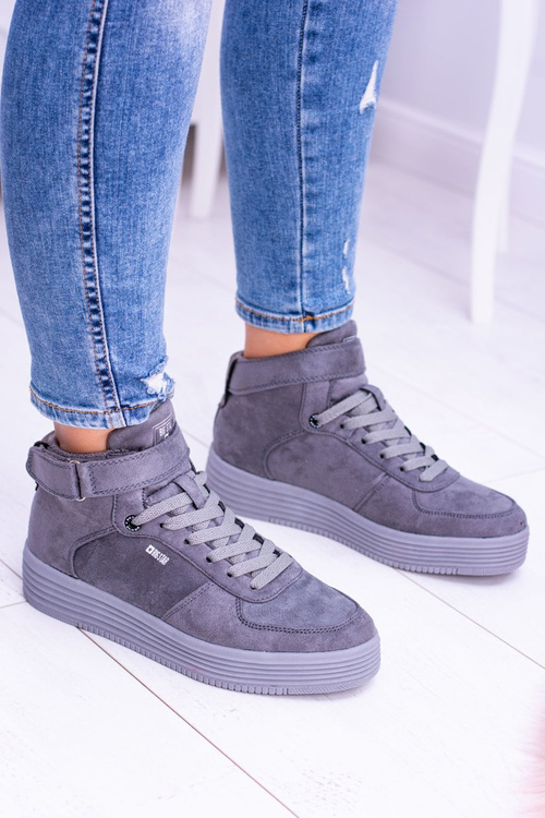 Big Star Szare Sneakersy Trampki BB274645