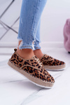 Espadryle Damskie Sznurowane Zamszowe Leopard MyShoes