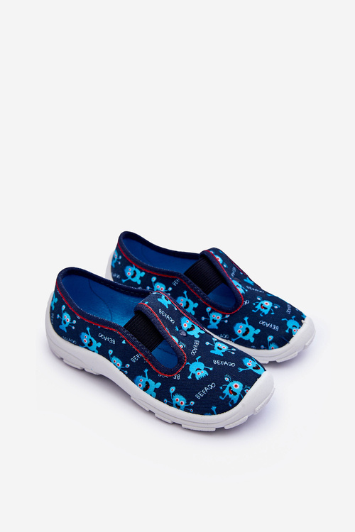 Buty Papcie Befado Wsuwane 975X177 Niebieskie