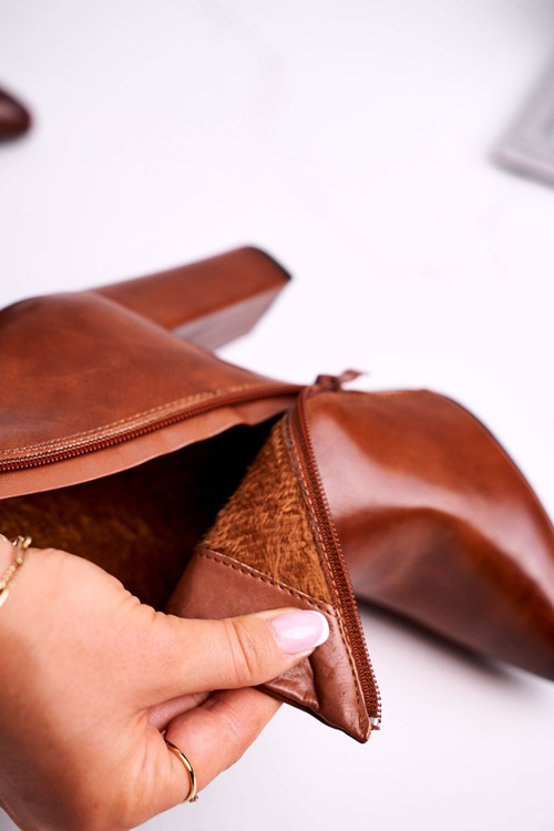 Botki Damskie Na Słupku Camel Rise Up