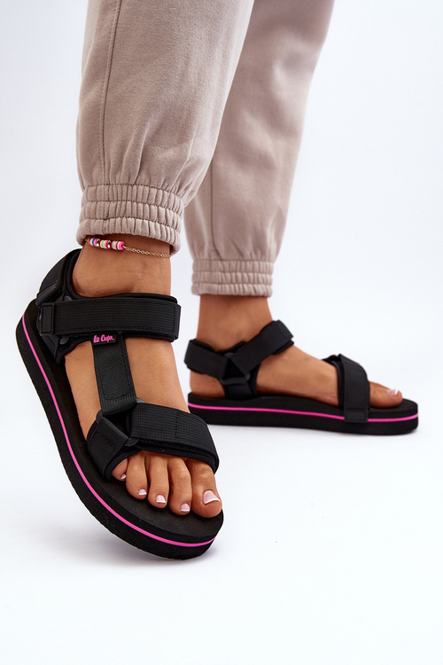 Damskie Sandały Na Platformie Lee Cooper LCW-24-05-2751L Czarne