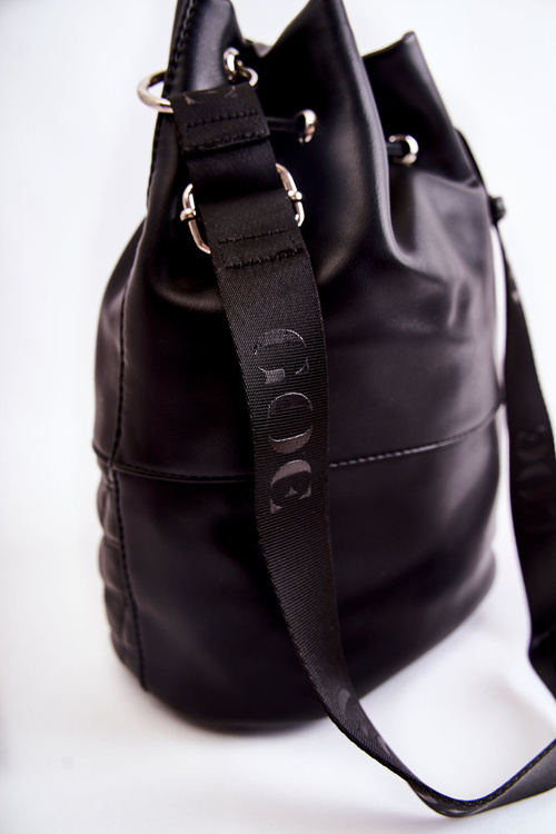 Damska Torebka Worek GOE ZNJJ016 Czarny