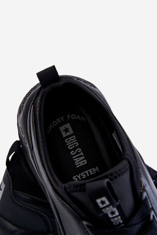 Męskie Sneakersy Memory Foam System Big Star LL174149 Czarne