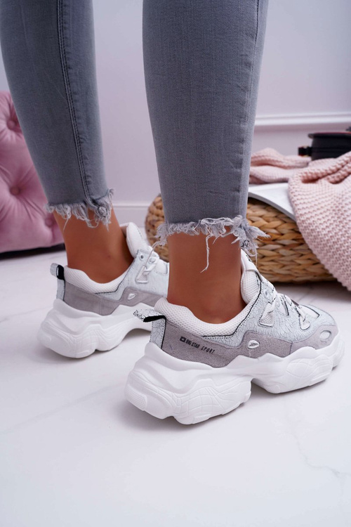 Damskie Sportowe Obuwie Big Star by Daniel Lopez Białe FF274430