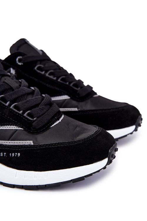 Męskie Sportowe Buty Big Star KK174024 Czarne