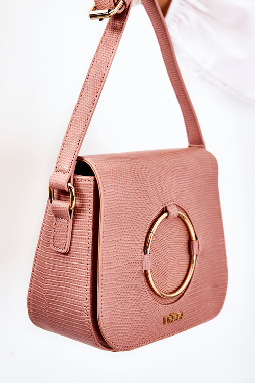 Torebka Listonoszka Wężowa NOBO M0820-C004 Różowa