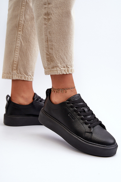 Lekkie Sneakersy Damskie Big Star NN274320 Memory Foam System Czarne