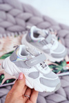 Sportowe Buty Dziecięce Szare ABCKIDS B011104349