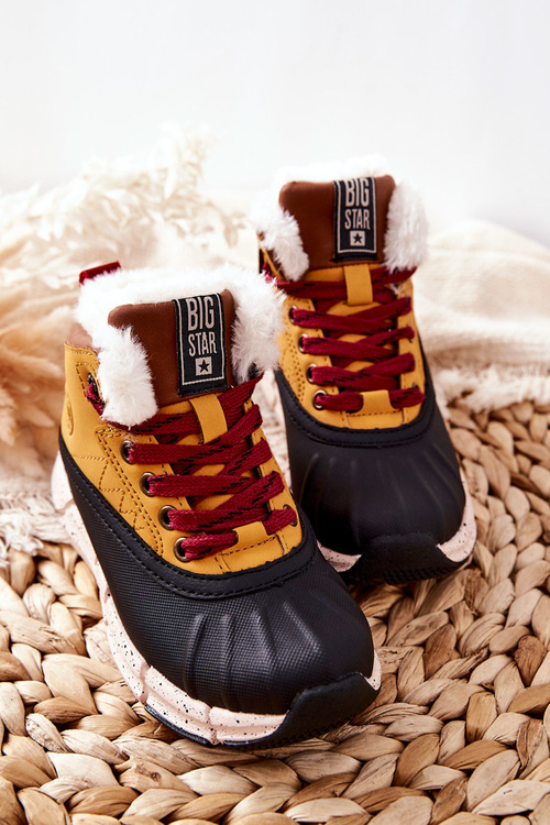 Dziecięce Ocieplane Botki Big Star II374072 Camel