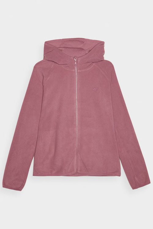 Polar Z Kapturem Regular Damski 4F 4FWMM00TFLEF291-53S Różowy