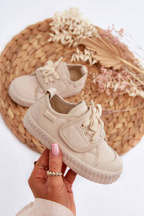 Dziecięce Trampki HI-POLY SYSTEM BIG STAR NN374017 Beżowe