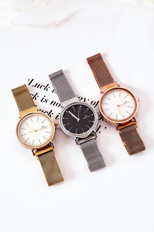 Zegarek Na Bransolecie Mesh Giorgio&Dario Złoty