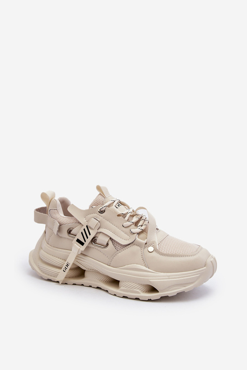 Sneakersy Damskie GOE NN2N4041 Beżowe