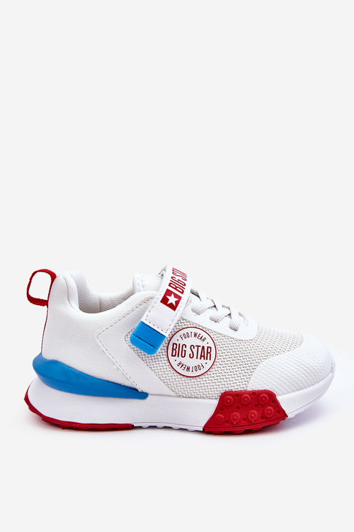 Niskie Dziecięce Buty Sportowe Memory Foam System Big Star LL374213 Białe
