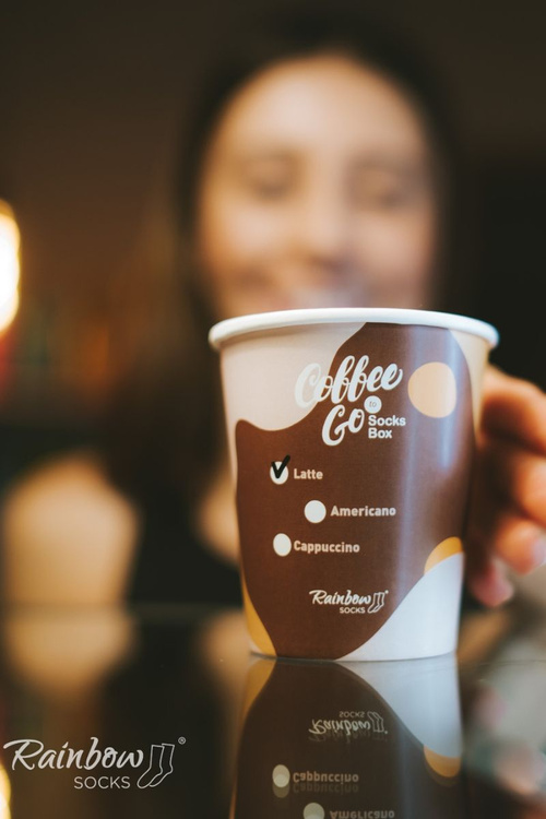 Skarpetki Rainbow Socks Caffe Latte 1 Para