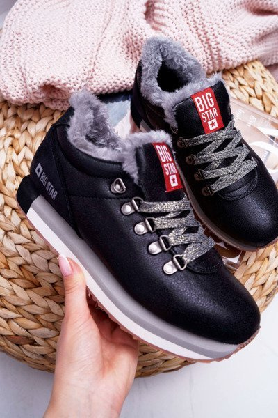 Damskie Sportowe Obuwie Big Star Czarne EE274730