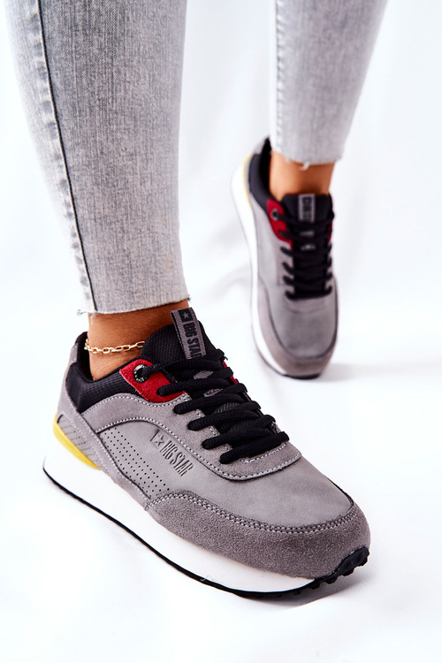 Buty Sportowe Memory Foam Big Star II274406 Szare